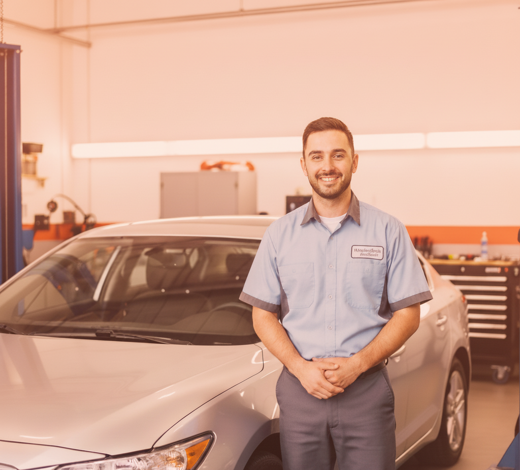 Car and Technician - MapleMesh AutoService
